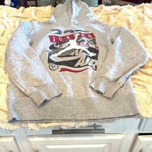 Grey black youth large sweatshirt Jordan